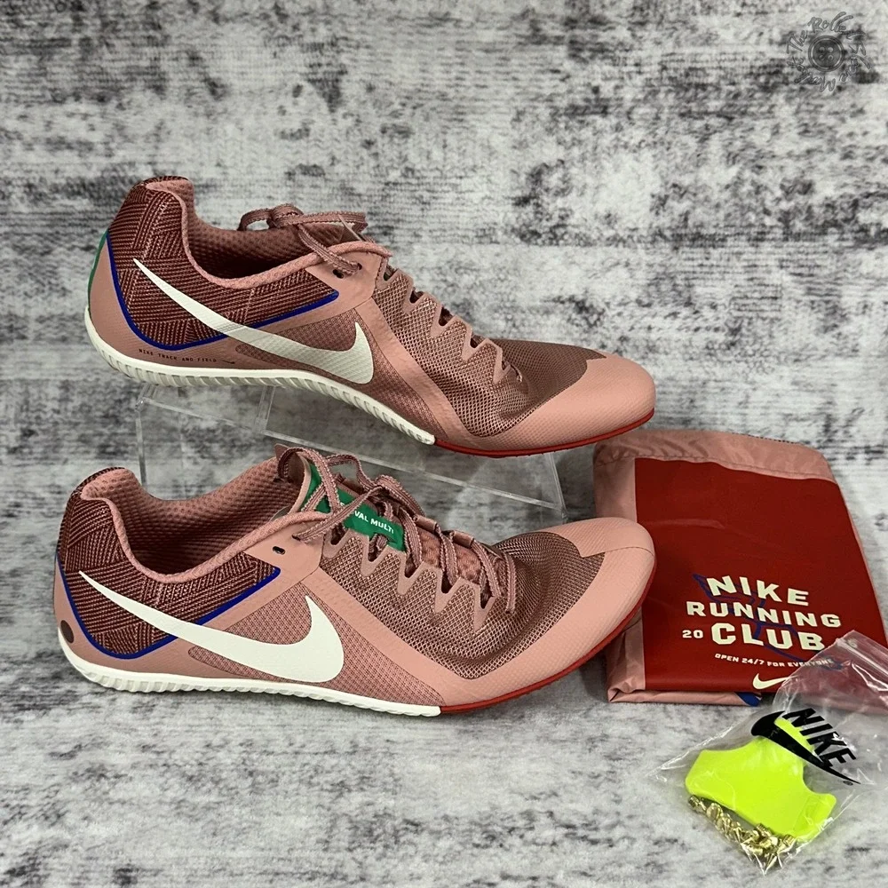 New No Box Nike Zoom Rival Multi All Red Pink Stardust Men's Size 14‎ HQ2062-600